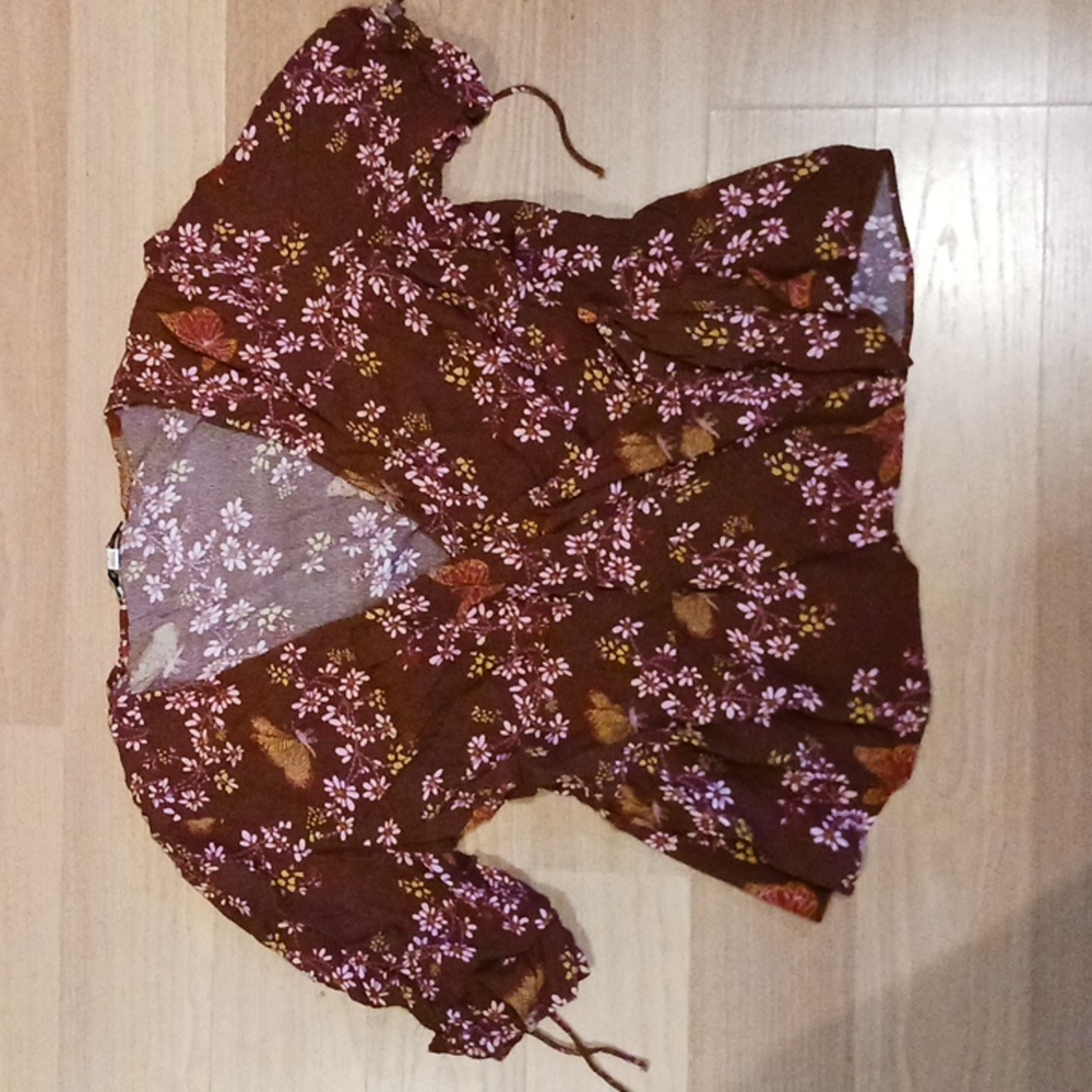 Madewell wrap top